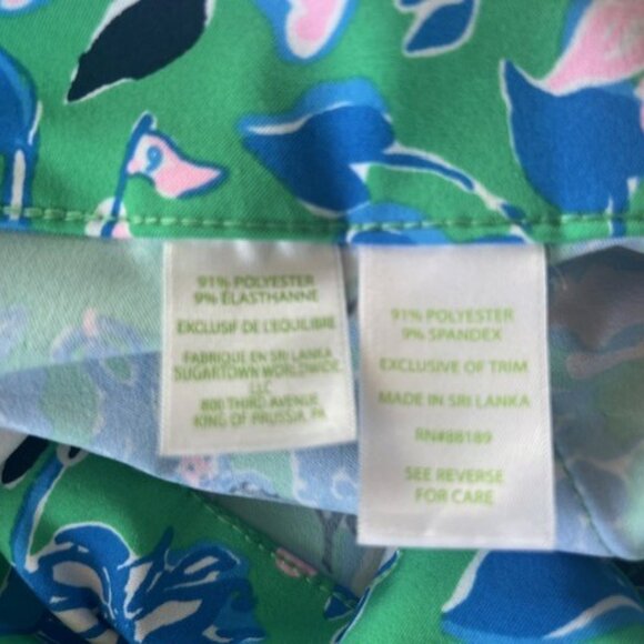 Lilly Pulitzer MATCHING Corso golf pants & hat - Picture 9 of 9